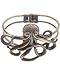 Zad Jewelry Antique Gold Metal Octopus Bracelet