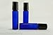 Generic Aromatherapy Roll On Bottles,Frosted Cobalt Blue Glass - Set of 6