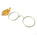 Skeleteen Pince Nez Spectacle Glasses - Theodore Roosevelt Armless Dress Up Glasses - 1 Pair