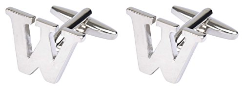 Initial Cufflinks (Alphabet Letter) by Men's Collections (W)