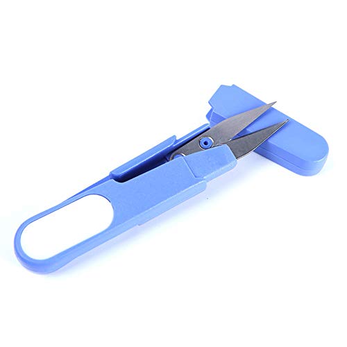 Xeminor U-Shaped Cutter Covered Trimming Scissors Embroidery Sewing Tool Craft Cutting Pliers for Variety of Material Fabric Thread Ideal for Home Use - Thumbnail 6
