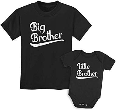Sibling Shirts Set for Big Brothers and Little Brothers Boys Gift Set