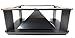 1TrendSetter 3D Hologram Projector Pyramid | Universal Holographic Smartphone Screen