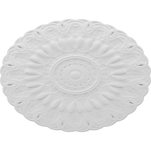 7" W x 5 1/4" H x 1/2" P Extra Large Ava Rosette