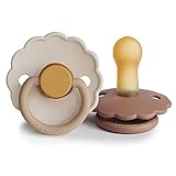 FRIGG Daisy Natural Rubber Baby Pacifier | Made in