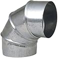 UNITED STATES HDW GV0291-C 5" Adjustable 30GA Furnace Elbow