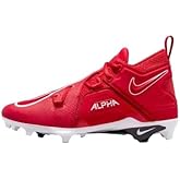 Nike Alpha Menace Pro 3 Mid Men's Football Cleats Red White CT6649-616, Size 18