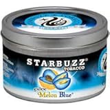 Melon Blue 100g grams Starbuzz Tin Can Free S and L Male and Female Hookah Tips Sold By S and L Star Buzz