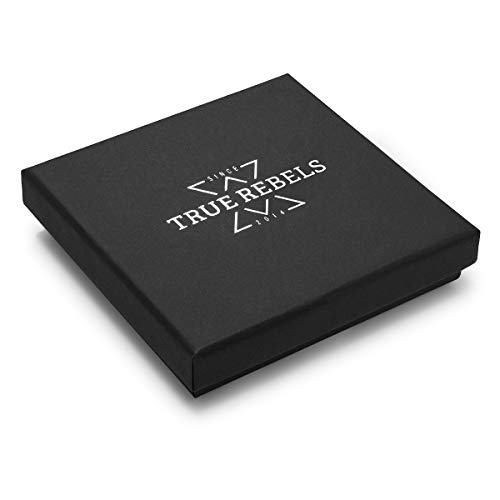 True Rebels Herren-Ring Edelstahl silber - Edelstahlring Männerschmuck Partnerringe Handschmuck – Bild 5