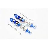 Arrma KRATON/Outcast/Notorious Upgrade Parts Aluminum Rear Double Section Spring Dampers 135mm - 1Pr Set Blue