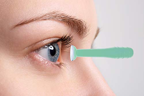 Eye See Hard Contact Lens Remover RGP Plunger - Allows for Easy Removal - Box of 5 - Green