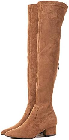 N.N.G Women Boots Winter Over Knee Long Boots Fashion Boots Heels Autumn Quality Suede Comfort Square Heels US Size 5 N.N.G Women Boots Winter Over Knee Long Boots Fashion Boots Heels Autumn Quality Suede Comfort Square Heels US Size