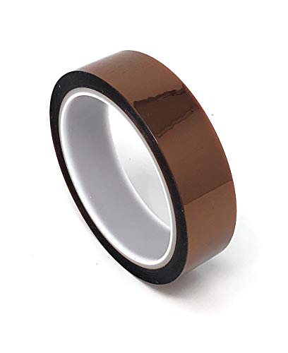 APT, 1 mil Thick Polyimide Adhesive Tape, high Temperature and Heat Tape, for Masking, Soldering, Electrical, 3D Printer. (1/4'',1/2'',3/4'',1'' in One Pack)