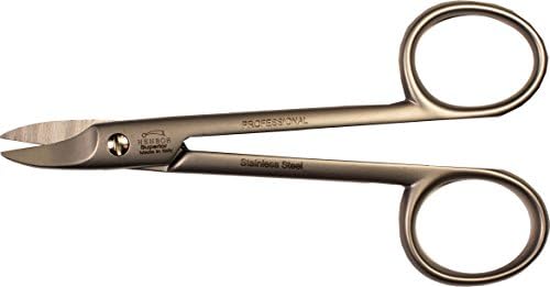 Henbor High-Leverage Nail Scissors, 4.125" Length, Stainless Steel, Made in Italy