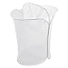 Smart Design Mesh Pop Up 2 Compartment Laundry Sorter Hamper w/ Handles - Durable Fabric Collapsible Design - for Clothes & Laundry - Home Organization (Holds 4 Loads) (18 x 26 Inch) [White]