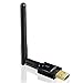 EDUP Wifi Adapter ac600Mbps Wireless Usb Adapter 5.8GHz/2.4GHz Dual Band 600Mbps Usb Adapter 2dBi External Antennas Supports Windows XP,Win Vista,Win 7,Win 8.1, Win 10,Mac OS X 10.７-10.1４ primary