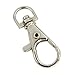 CJESLNA 40 PCS Silver Chrome Color Swivel Eye Lobster Snap Clasp Hook 1-1/2