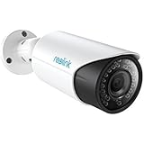 REOLINK IP PoE Security Camera 5MP Super HD 3072x1728 4X Optical Zoom with SD Card Bullet Outdoor &amp; Indoor IR Night Vision Motion Detection RLC-411S