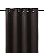 NICETOWN Blackout Curtains Panels for Window - Triple Weave Energy Saving Thermal Insulated Solid Grommet Blackout Drapes for Kitchen (1 Pair, 52 inches by 63 Inch, Toffee Brown)