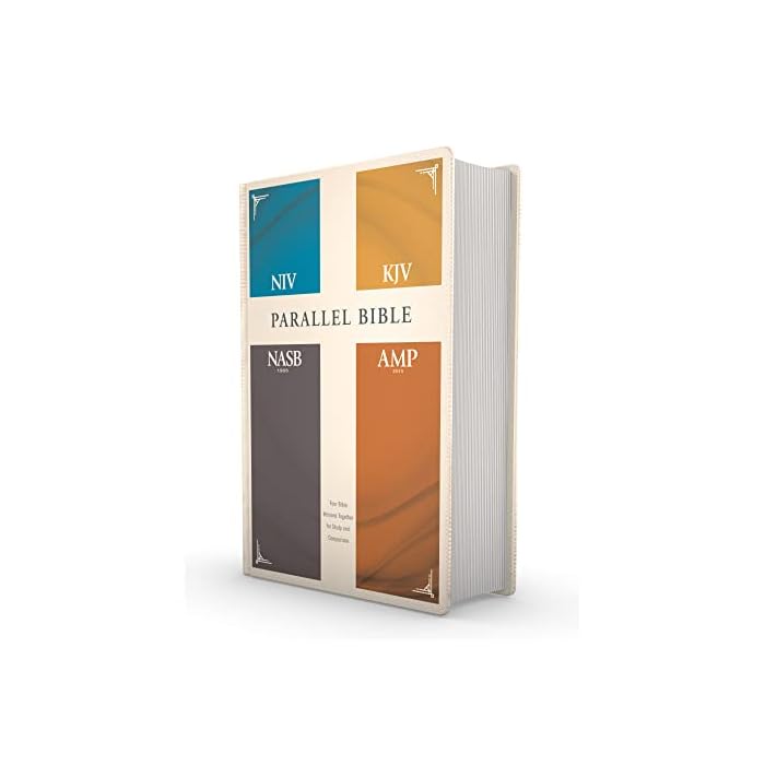 Buy NIV, KJV, NASB, Amplified, Parallel Bible, Hardcover Four Bible