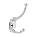 WEBI Coat Hooks,6 Hooks for Hanging,Heavy Duty Hat Hooks Wall Towel Hooks for Closet,Mudroom,Backpack,Chrome