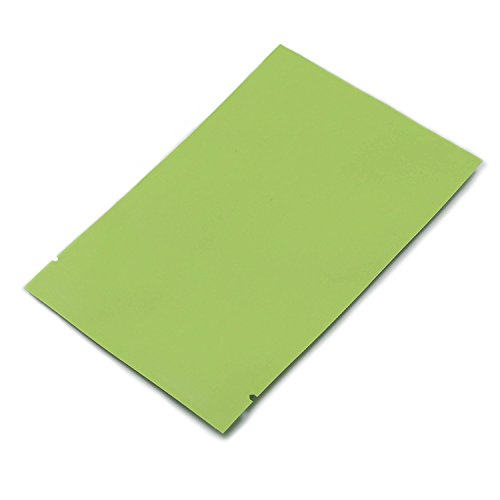 Mylar Vacuum Sealer Flat Merchandises Bags for Giveaway Sample Aluminum Foil Open Top Sealable Packing Matte Metallic Foil Food Storage Preservation Pouch (3.9x5.9 inch, 200 pcs)