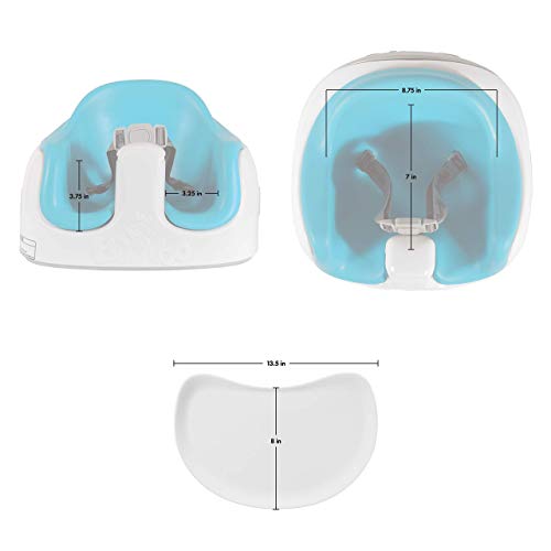 Bumbo Multi Seat, Baby Bumbo Seat with Tray, Converts into a Booster Seat and Highchair, Baby Bumbo Seat - Blue