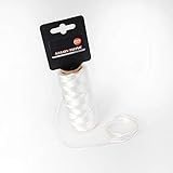 Nylon Twine Roll Solid Braided - 225 Feet Long - For Industrial, Packaging, Arts & Crafts, Hobby, Gifts, Wrapping, Decorations, Bundling, Fishing, Gardening, Worksite & Household Use - By Katzco
