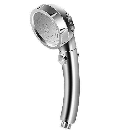 SUPNIU High Pressure Handheld Shower Head with Pause Switch 3 Settings