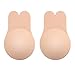 Women Lift Nipplecovers Adhesive Bras Strapless Sticky Bra, Beige, Size Large