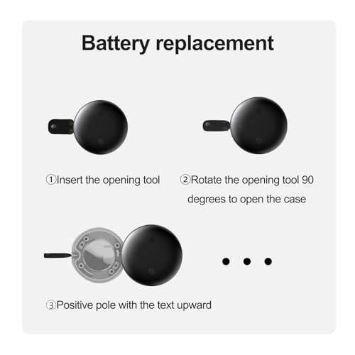 Car Tracker Support Android and iOS Systems, Magnetic Bluetooth Finder for Car with Alerts, Global positioning function,1 Year Battery Life (Includes Keychain, Strap & Mount) (2 set)