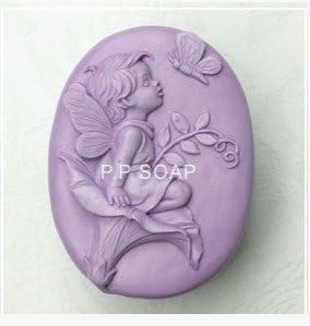 Duoyo Little Angel Flower Fairy Butterfly Silicone Candle Moulds Handmade Soap Mold