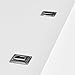 RecPro Marine Pontoon Boat 4 Step Folding Boarding Ladder AL-B4
