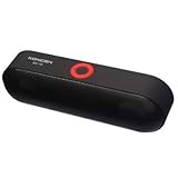 KONCEN KC-18 Wireless Bluetooth Speaker,Portable Stereo Bluetooth Speaker FM Radio, Support USB HOST & Micro SD card for outdoor with Long Playtime, Low Harmonic Distortion and Superior Sound (Black)