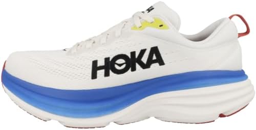 Amazon.com | HOKA ONE ONE Mens Clifton 8 Mesh White Trainers  display picture 3