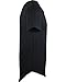ShirtBANC Hipster Hip Hop Elong Drop Cut Mens Shirt Longline Dropcut Tshirt Black