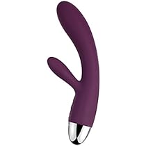 SVAKOM Alice 100% Waterproof Intelligent Rechargeable G-spot Rabbit Vibrator.(Violet)