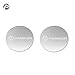 PAMKER 40x40MM Circular Mount Colorful Metal Plate with Adhesive for All Magnetic Car Mount Cellphone Holder X2 Pack (Space Gray)