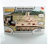 Best-lock 220 Pc Military Tank Construction Set