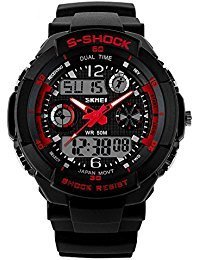 SKMEI Brand 0931 Japanese-quartz LED And Pointer Display , 50M Waterproof Multi-functional Sports Watch