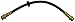 Dorman H620319 Rear Driver Side Brake Hydraulic Hose Compatible with Select Ford / Mazda / Mercury Models