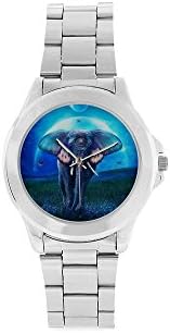 Christmas Gifts/Thanksgiving Day Gifts Custom Lovely Elephant Unisex Stainless Steel Watch