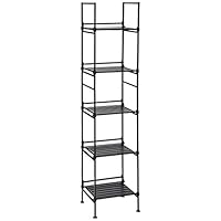 Neu Home Storage Shelf, 5-Tier Square, Espresso