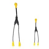 Epicord RV Y Cable Adapter RV 30A Plug to (2)U.S 3 Prong Connector(15/20A) with Light Indicator