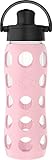 Lifefactory 22-Ounce Glass Water Bottle with Active