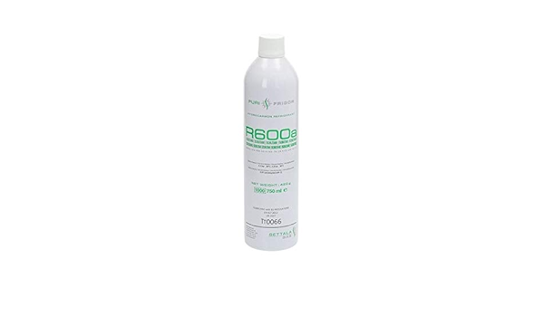 Bombona de gas R600A R600 420 g x recarga Freezer nevera ...