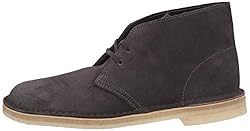 Clarks Men's Desert Chukka Boot, Slate Grey