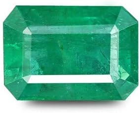 Ayush Gems AAA++ Quality Certified 7.55 Carat 8.25 Ratti Zambian Emerald (Panna Stone) Natural Green Loose Gemstone for Men and Women