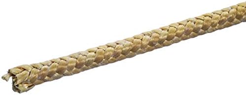 USA Sealing Aramid Compression Packing - 1/2" Wide x 1/2" High x 5 ft. Long