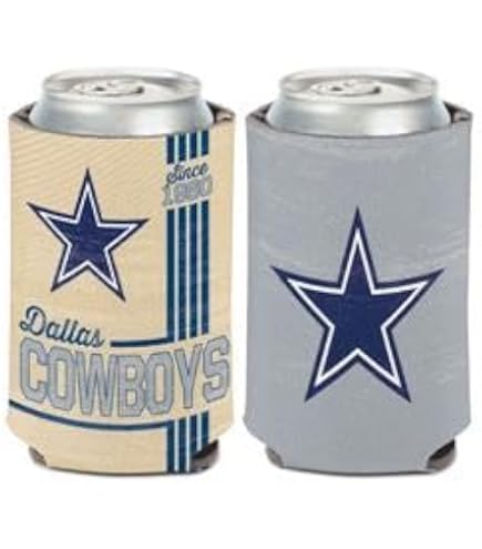 Wincraft Dallas Cowboys Dosenkühler – Doppelseitig, Mit Team-Logo, Offiziell Lizenziert, Für Eine Dose, Kunststoff, Navy Blue & Silver – Ideal Für Fans Unterwegs Wincraft Dallas Cowboys Dosenkühler – Doppelseitig, Mit Team-Logo, Offiziell Lizenziert, Für Eine Dose, Kunststoff, Navy Blue & Silver – Ideal Für Fans Unterwegs